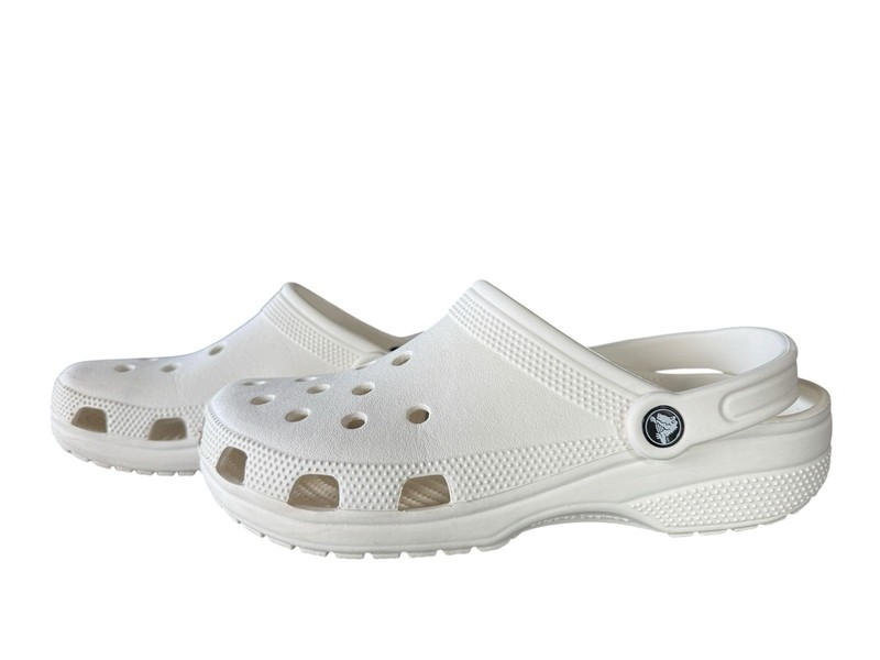 Crocs Classic Clog White | Men’s 9 / Women’s 11 | Unisex Comfort Shoes
