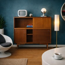 Highboard Teak - Italien 1960er 