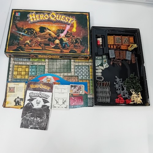 Hero Quest Game System High Adventure Magic World Unpunched MB Games FLT23-TT