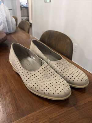 Ecco Felicia Perforated Slip-On Loafers Shoes Womens Wedge Sneaker EU 38 US 8