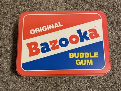 VTG 1992 Bazooka Tin Quadracard Recreated 1953 Card Set New Open Box CIB