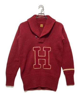 HUMAN MADE Cowichan Letter Knit Size: M Men Red