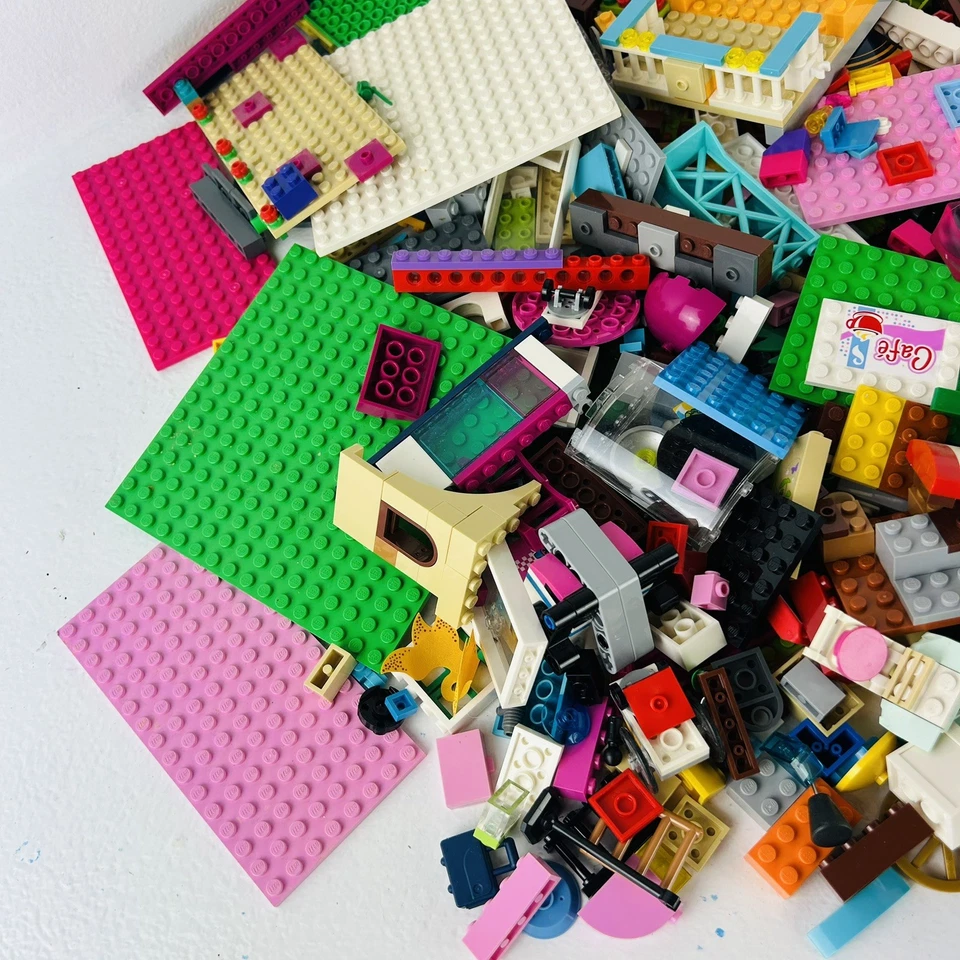 LEGO Friends огромный оптовый лот - 8 фунтов. - смешанные части кирпичи случайное чтение - Изображение 2 из 4