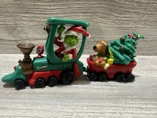 How the Grinch Stole Christmas Toy Grinch In Train PULLING MAX Details