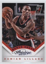 2013-14 Panini Prestige Blue Bonus Shots Damian Lillard #131 1p5