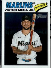 2026 Topps Heritage #257 Victor Mesa Jr. Chrome