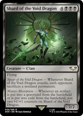 1x Shard of the Void Dragon - Universes Beyond: Warhammer 40,000 Near Mint - MTG