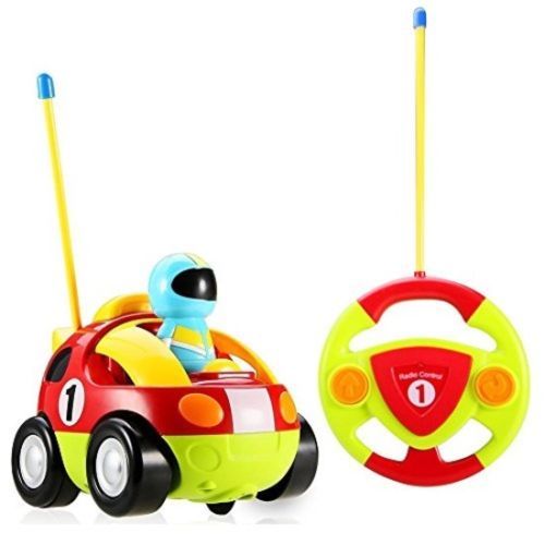 Car Toy RC Electric Radio Control Baby Toddler Kids Cartoon Race Lightning Musi