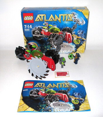 LEGO Atlantis 8059 Seabed Scavenger Complete Set with 119 Pieces