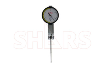 Shars 1.25  White Face Dial Test Indicator .030 0-15-0 .0005  44mm Long Probe !]