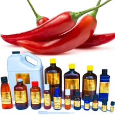 Red Pepper Chili Extract Essential Oil - 100% PURE NATURAL - Size 3 ml to 16 oz