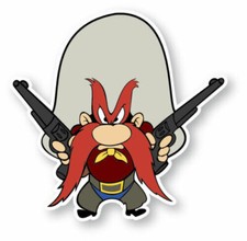 Yosemite Sam Cartoon Sticker Decal Laptop Car Phone Truck