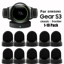 Lot For Samsung Gear S2 S3 Frontier/Classic Watch Charging Dock Cradle Charger