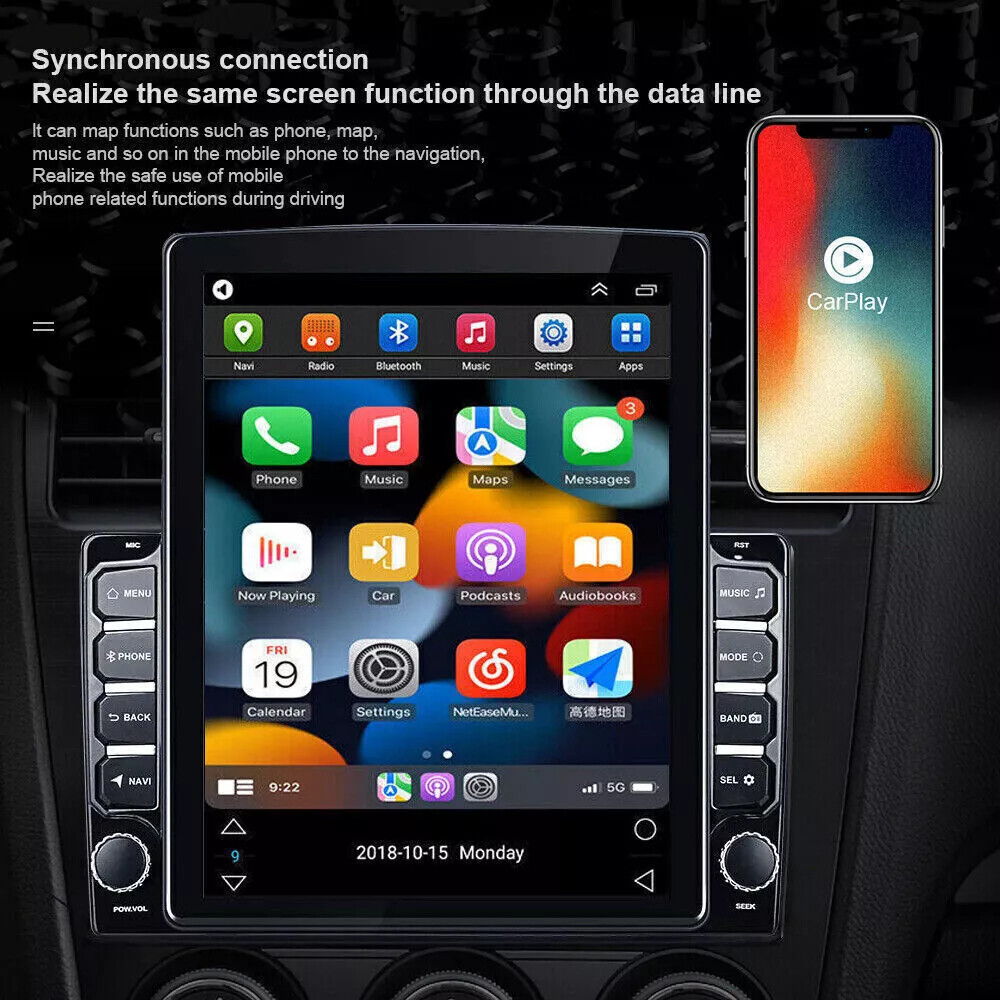 9.7'' Android 13 Car Stereo With CarPlay & GPS For 2013-2014 Ford F-150 Raptor