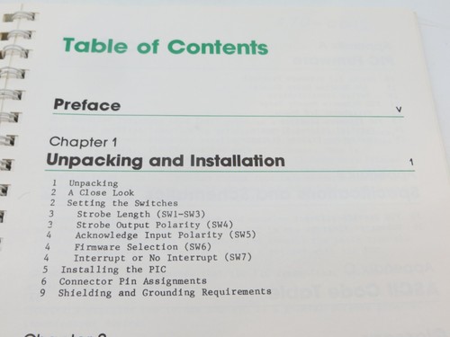 APPLE II Parallel Interface Card Installation and Operating Manual 1982 - Afbeelding 4 van 10