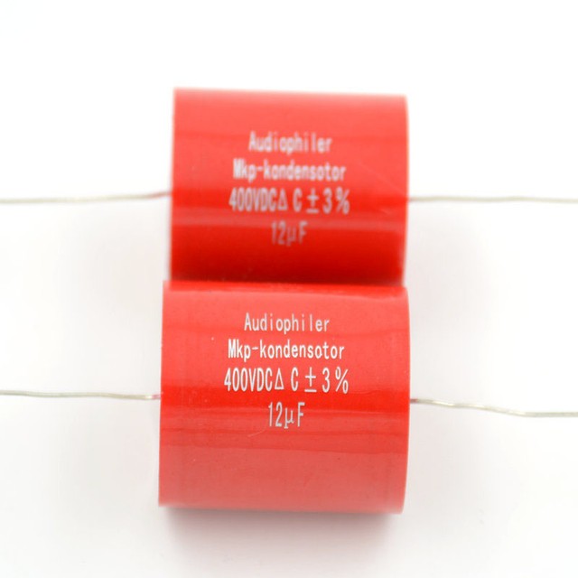 2pcs 12uf 400v Audiophiler MKP kondensotor MKP Tubular Audio Coupling ...