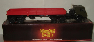 KAMAZ 5410 + semitrailer ODAZ 9370 USSR Arec Elekon 1:43 MEGA RARE