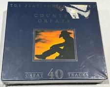Country Greats The Platinum Collection Great 40 Tracks 2 CD Set Brand New Sealed
