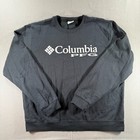 Columbia PFG Pull Sweat Homme Grand Noir Polaire Doux Col Rond Pull
