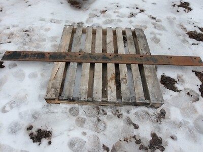 AM Fisher 5533 EXTRA THICK Steel Cutting Edge 8' 96''L x5/8''W x6''H **5/8'' Thick**