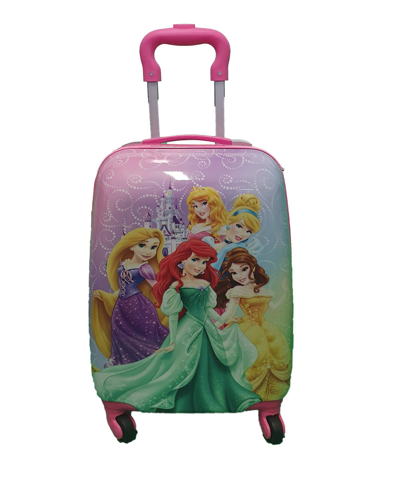 5 x Princess Cabin Trolley 4 Ruedas Maleta Bolsa Viaje Vacaciones Equipaje Niños 18"