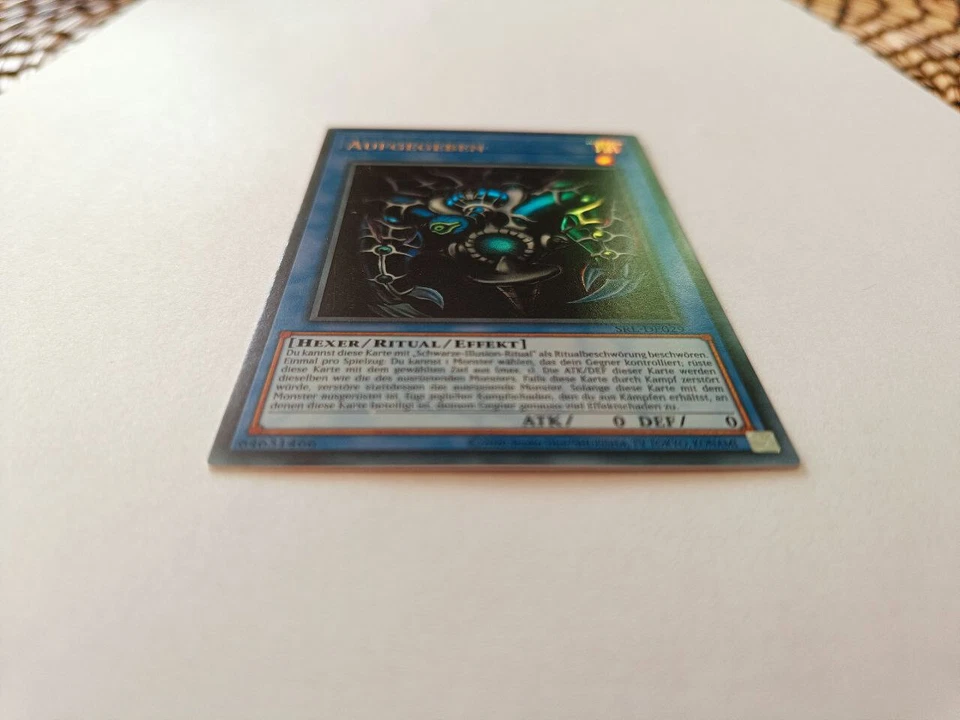 Aufgegeben [Yu-Gi-Oh! SRL-DE029 NM (Ultra Rare / Fehldruck)] - Bild 2 von 3