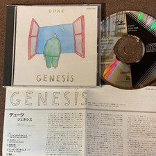 GENESIS Duke JAPAN CD 32VD-1036 1A1 TO w/PS 1986 1st issue BLACK TRIANGLE LABEL