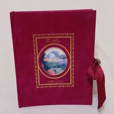 To Mom with Love Photo Album Rose Velvet New Seasons 7" x 9" Memory Book 2001