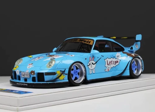 1/18 VIP Model RWB Porsche 911 (993) Line Friends Limited 299 pieces - Picture 3 of 7