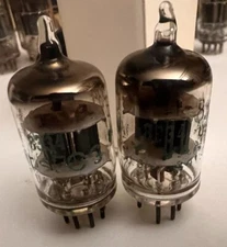 Pair NOS Philips ECG 8334 Amplifier Vacuum TUBE ( 1218A / 6AN4)