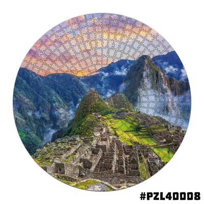 Wooden Circle Jigsaw Puzzle ''Machu Picchu '' 508 pieces Perfect Gift - Size L