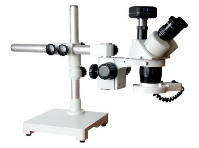 Radikal 20x-40x 3D Stativ Fließband Stereomikroskop 100mm/4'' WD 20 Mega Pix