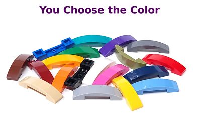 Lego 4x1 Double Curved Slope No Studs YOU CHOOSE