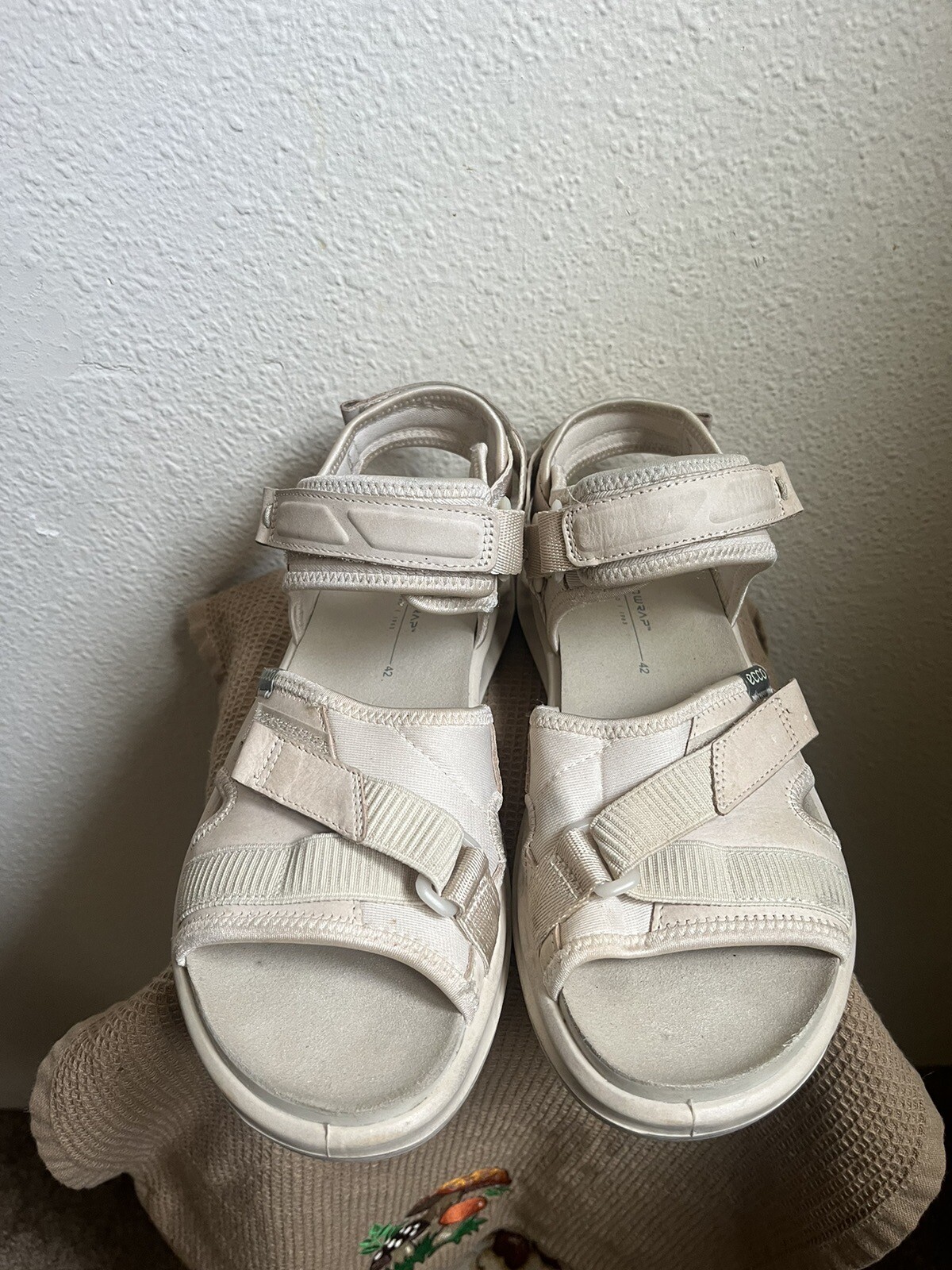 ECCO Exowrap 3 Strap Sport Nubuck Leather Hiking Sandal Women’s Size 11