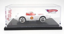 Hot Wheels Speed Racer Mach 5 white. 2008 Toy Fair model. crystal case