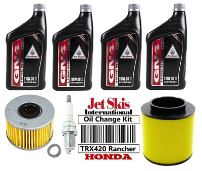 OEM Honda TRX420 Rancher FA TRX 420 FA Oil Change Kit Air & Oil