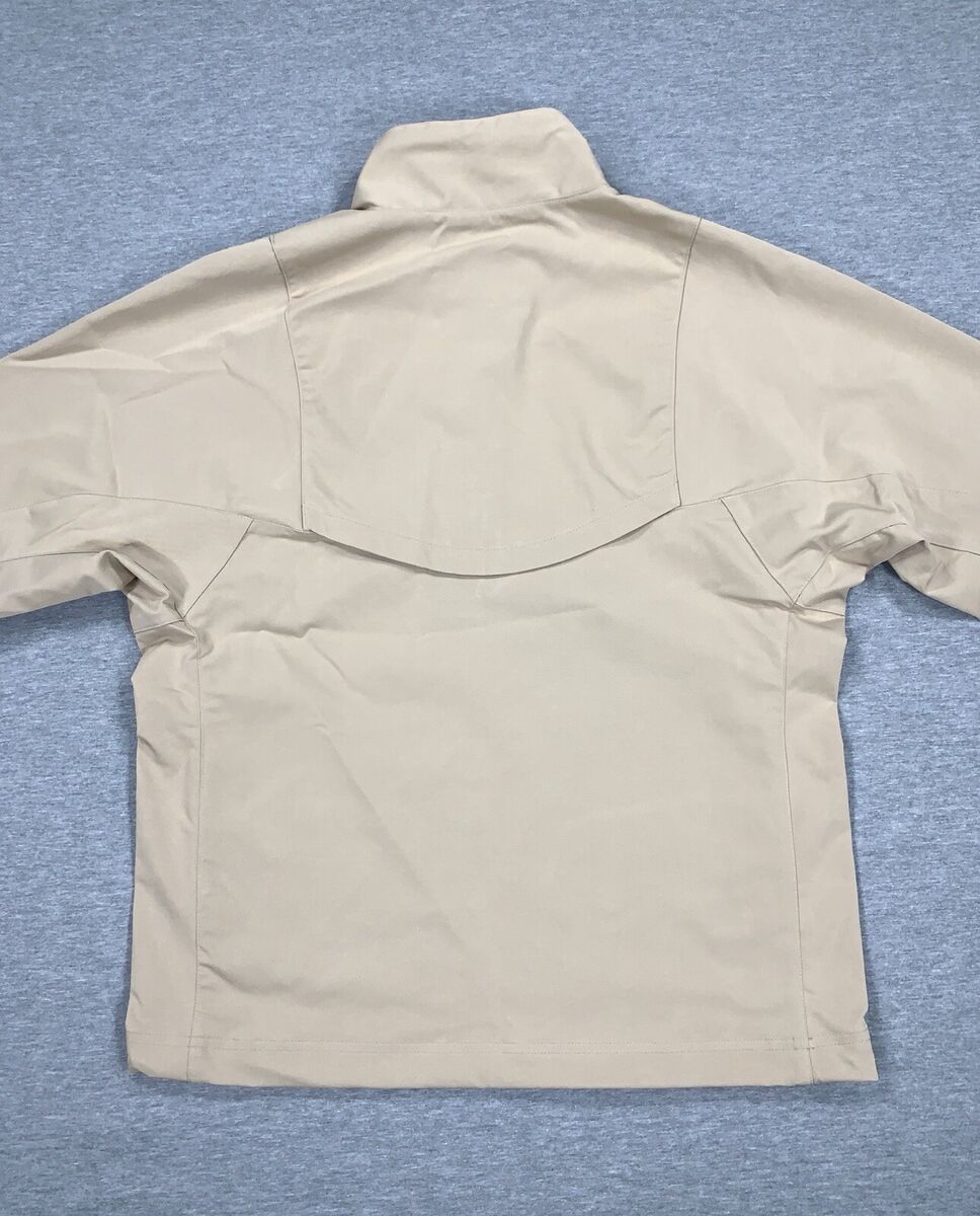 Jordan Sport Woven 1/4 Zip Golf Jacket Khaki Tan DZ0553-200 Jordan Sport Woven 1/4 Zip Golf Jacket Khaki Tan DZ0553-200