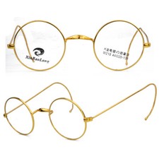 Eyeglass Frames Antique Glasses Retro Wire Round Vintage Rimmed Rx Spectacles