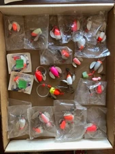 VINTAGE WORDEN'S SPIN N GLO SIZE Mostly #2 SALMON LURE (24) YAKIMA BAIT CO.