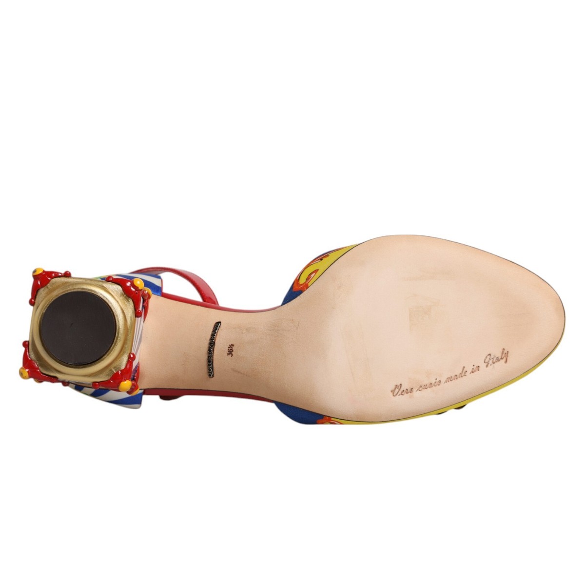 D&G サンダル　36 DOLCE & GABBANA Shoes Pink Quilted DG Heel Slide Sandals