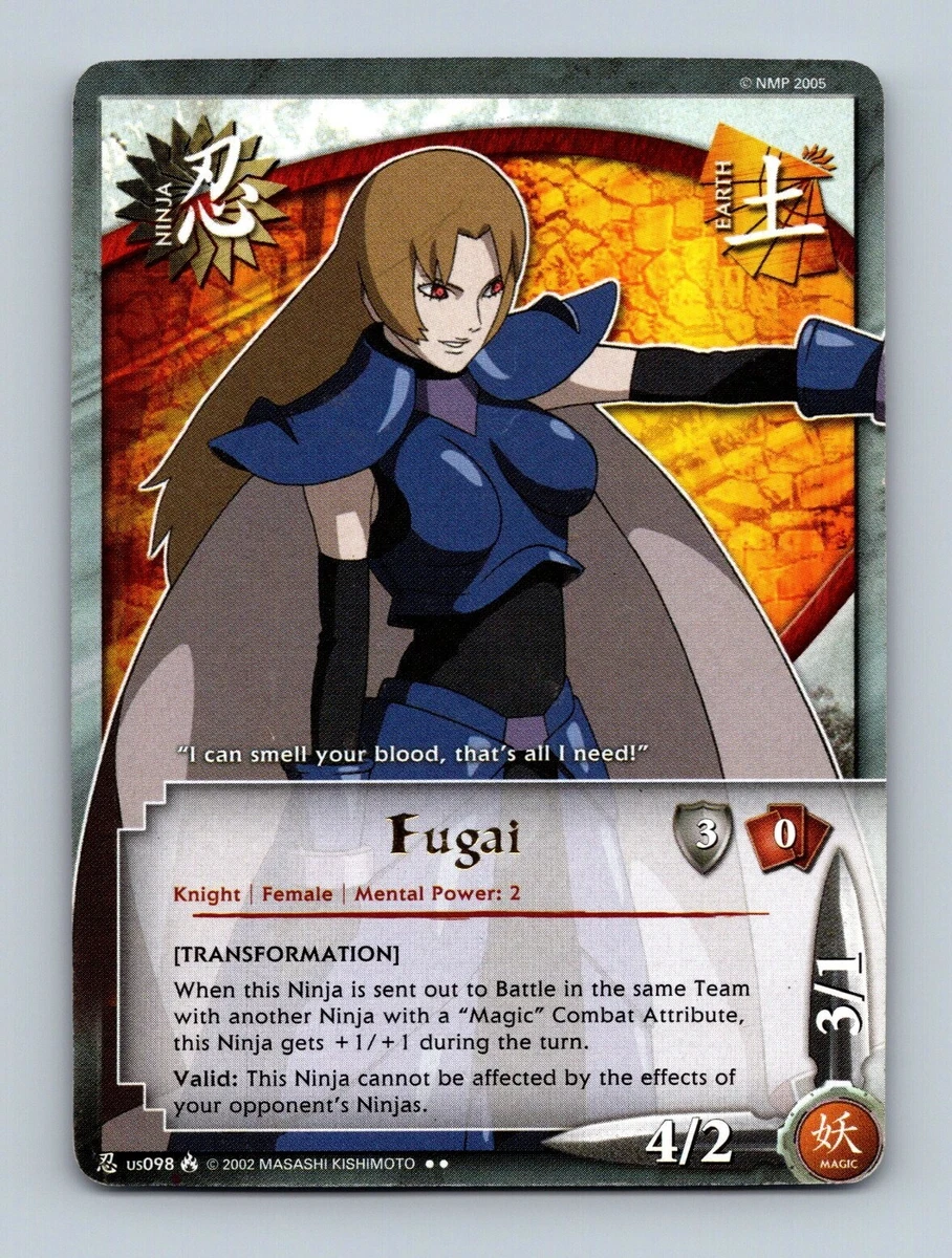 Naruto CCG - RARE - Fugai 098 - GOLD TEXT Lineage of the Legends | eBay