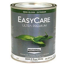EasyCare SGWP-QT Ultra Premium WeatherAll Exterior Latex House Paint, Semi Gloss