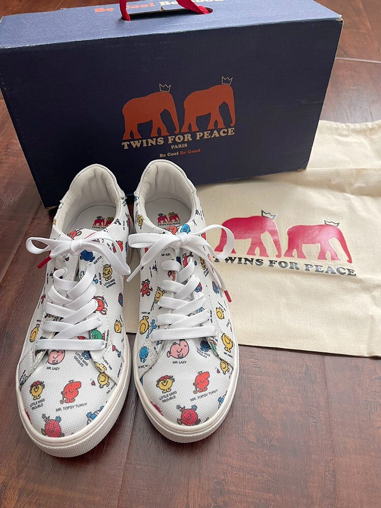 New Women Twins for Peace x Mr Men Little Miss Sneakers Shoe