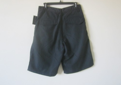 Banana Split USA Flat-Front Stripes Shorts Men Black 30 MSRP $70 NWT - Picture 2 of 6