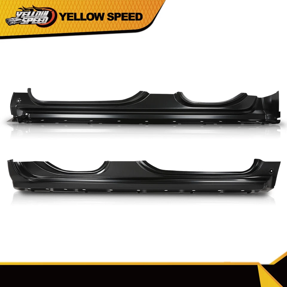 Rocker Panel Fit For 2014-2018 Chevy GMC Pickup Silverado Sierra Extended Cab - Image 2 of 4