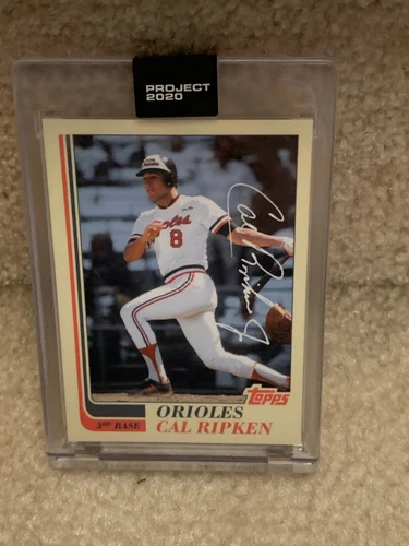 Topps PROJECT 2020 #159 Cal Ripken Jr by Oldmanalan w/Box PR RUN: 4158 IN HAND