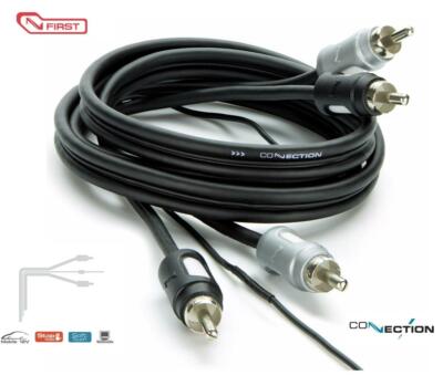 Connection Audison FS2 550.2 2-Kanal Hochwertiges Cinchkabel 5,5 meter RCA Cinch