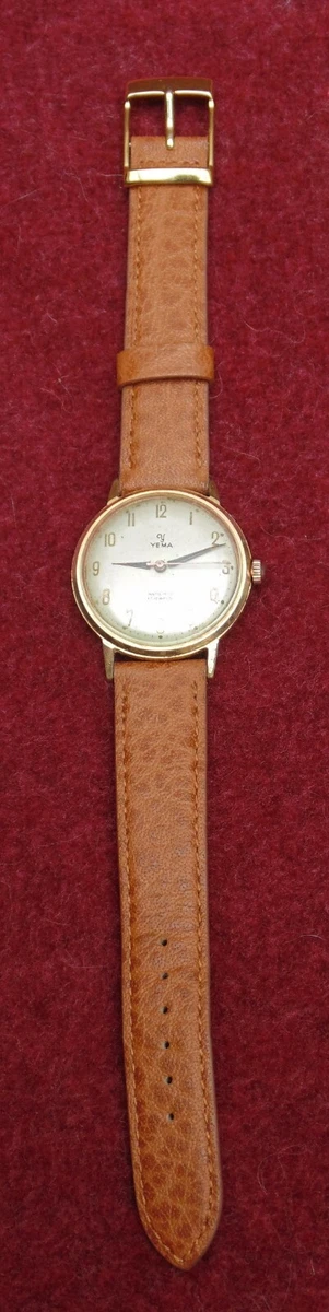Montre YEMA Vintage Années 70 - Mécanique, Plaqué Or - Femme - Pour Pièces/ne Marche Pas