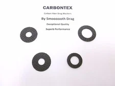 SHIMANO REEL PART Cardiff 300A (4) Smooth Drag Carbontex Drag Washers #SDS45