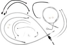 21-22 for Harley FLTRX MAGNUM Control Cable Kit Sterling Chromite II 15-17" Bars